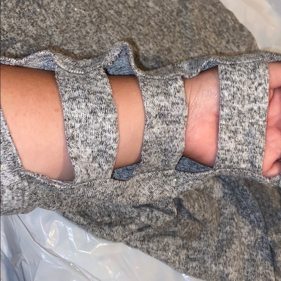 Sparkly Grey Girls Dress - Picture 3 of 6